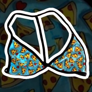 ❌ SOLD ❌ Topshop Pizza and Hearts Bralette